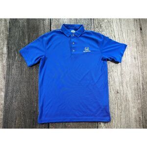 Callaway Golf Honda Dealership Polo Shirt Men's Medium Blue Opti-Dri UPF